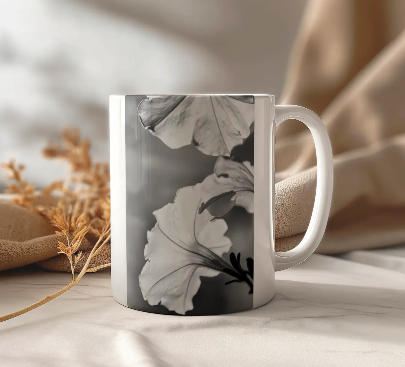 Flora 2 ceramic mug by rafael campezato