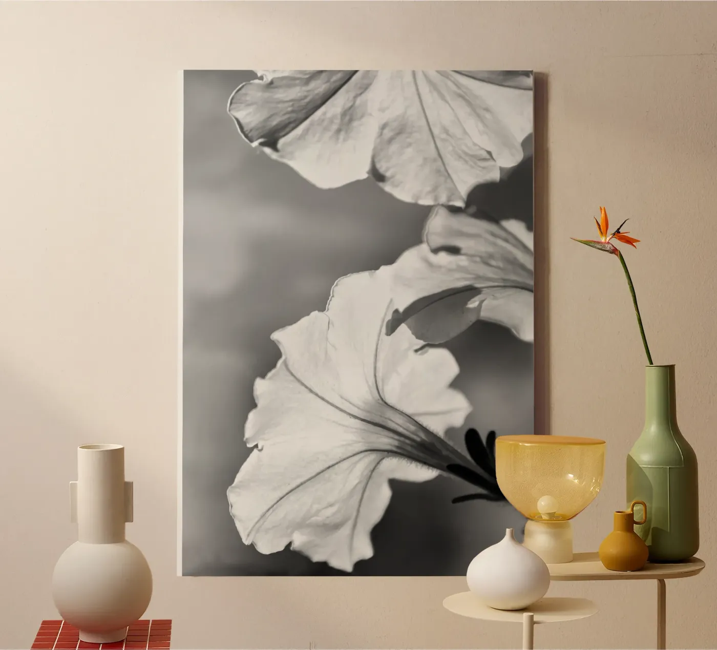 Flora 2 canvas van rafael campezato