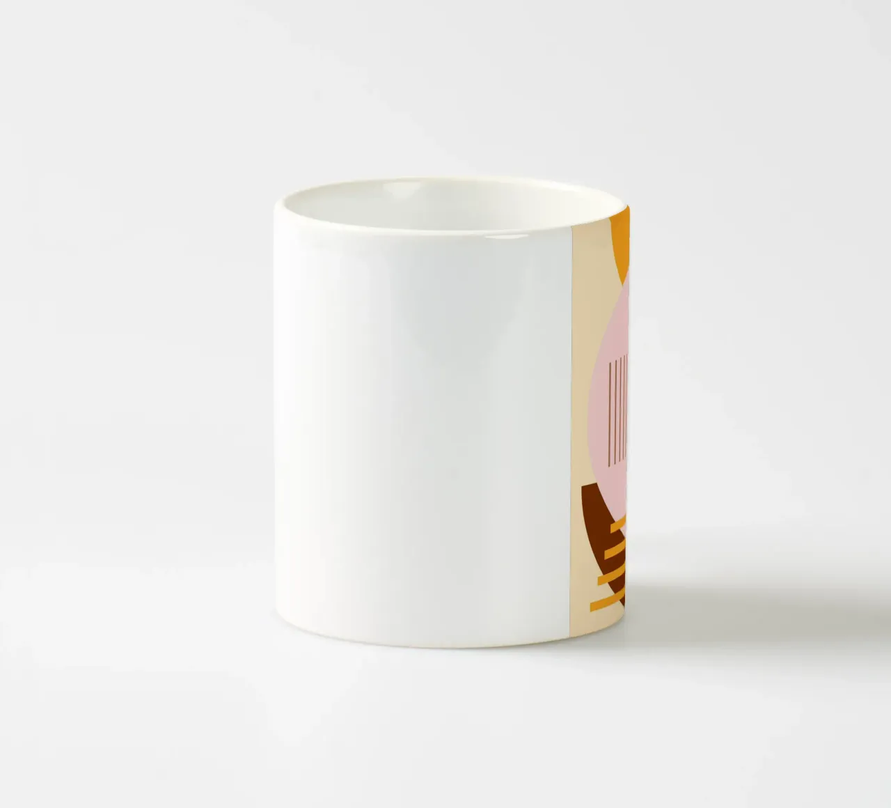 line circle minimal 03 tazza in ceramica da Creaton