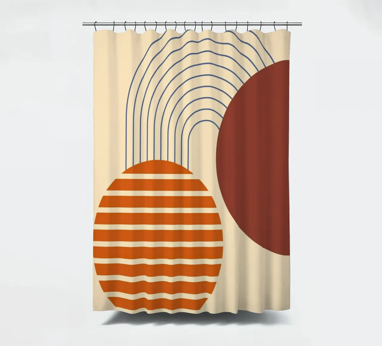 line circle minimal 04 Duschvorhang von Creaton