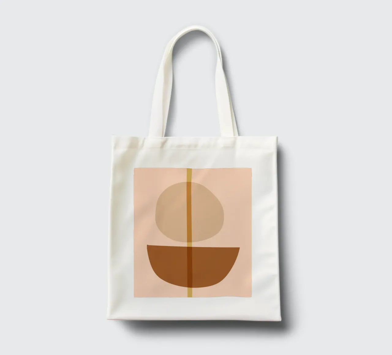 line circle minimal 05 borsa in juta da Creaton