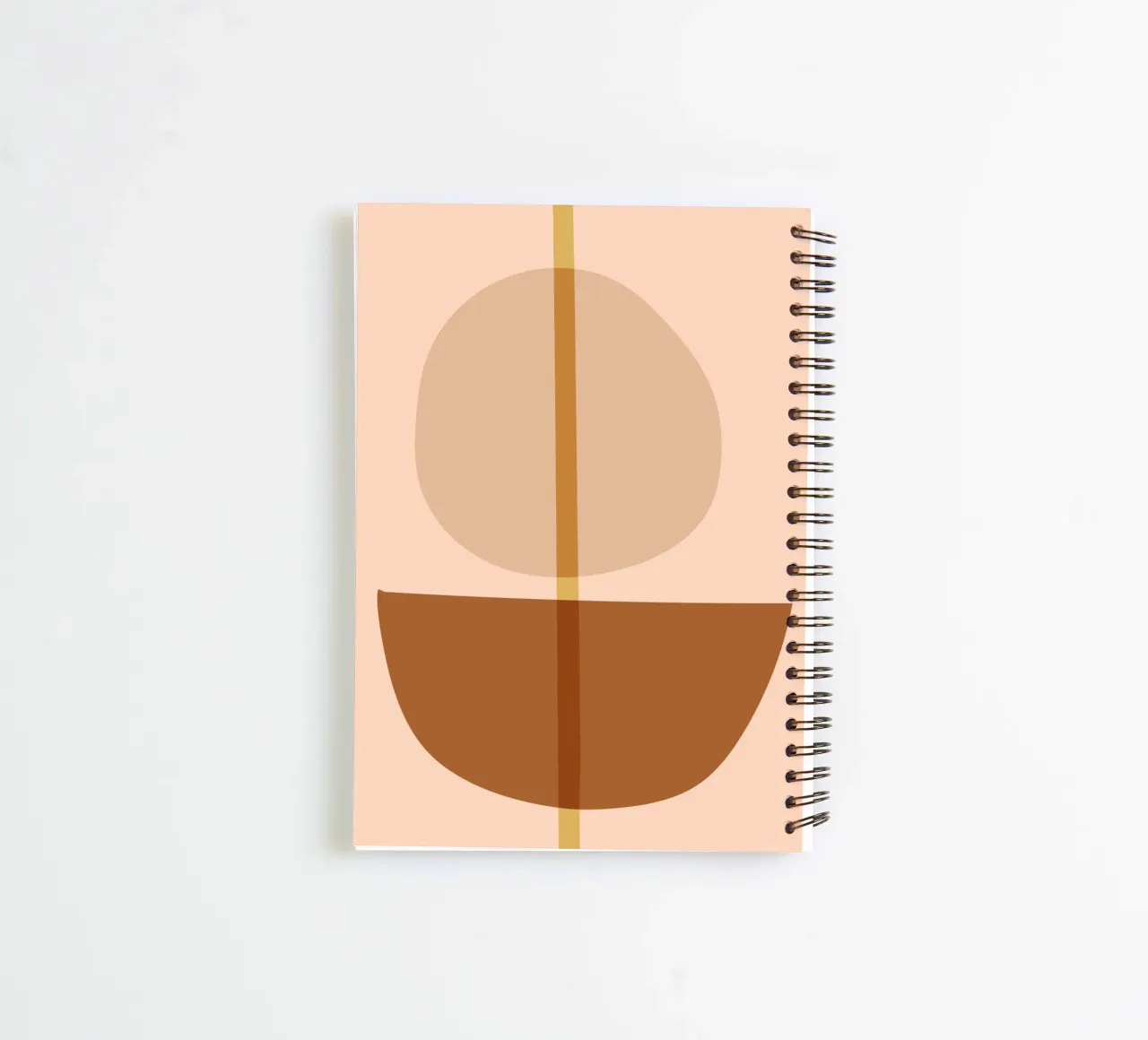 line circle minimal 05 spiral notebook by Creaton