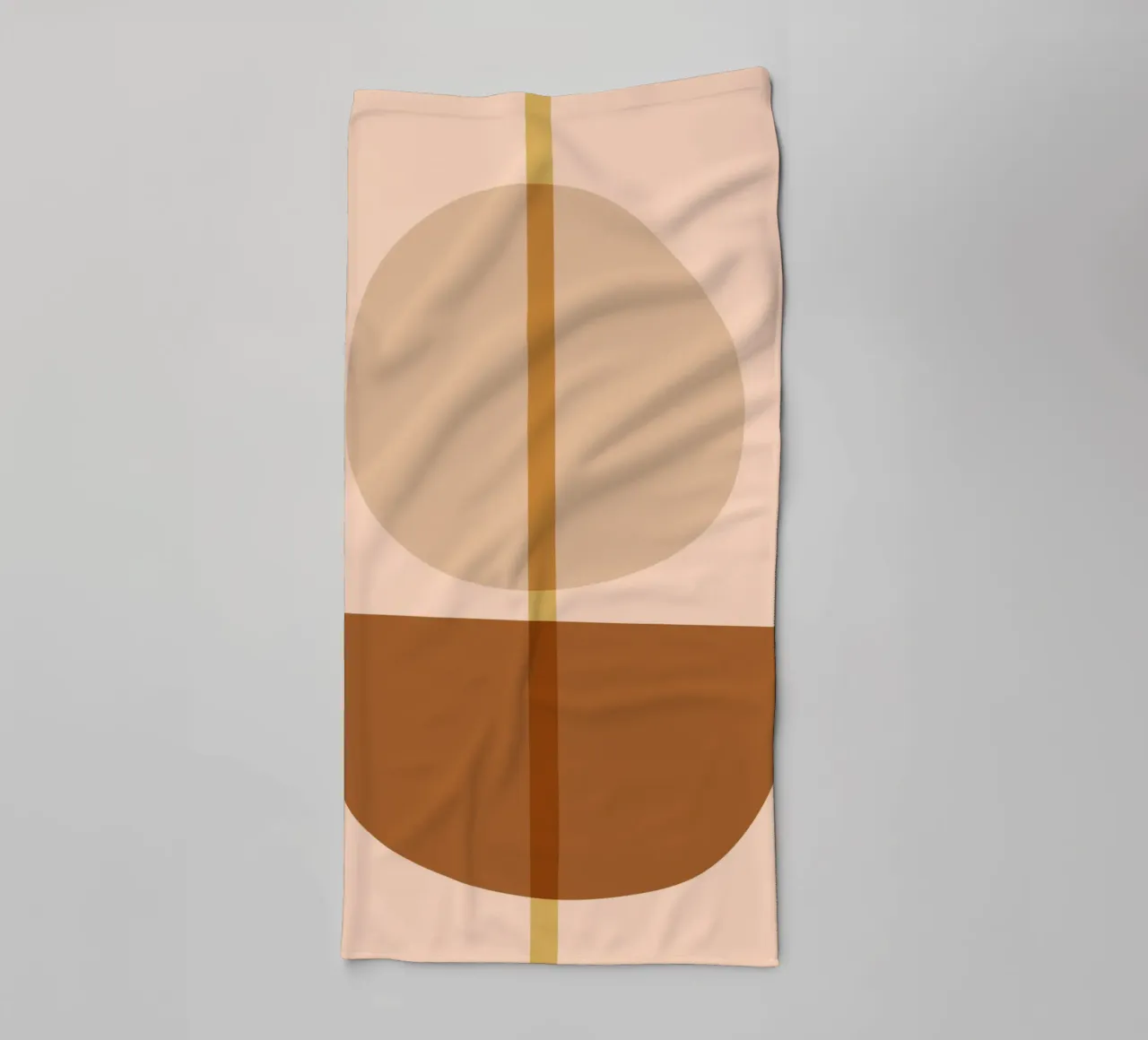 line circle minimal 05 towel by Creaton