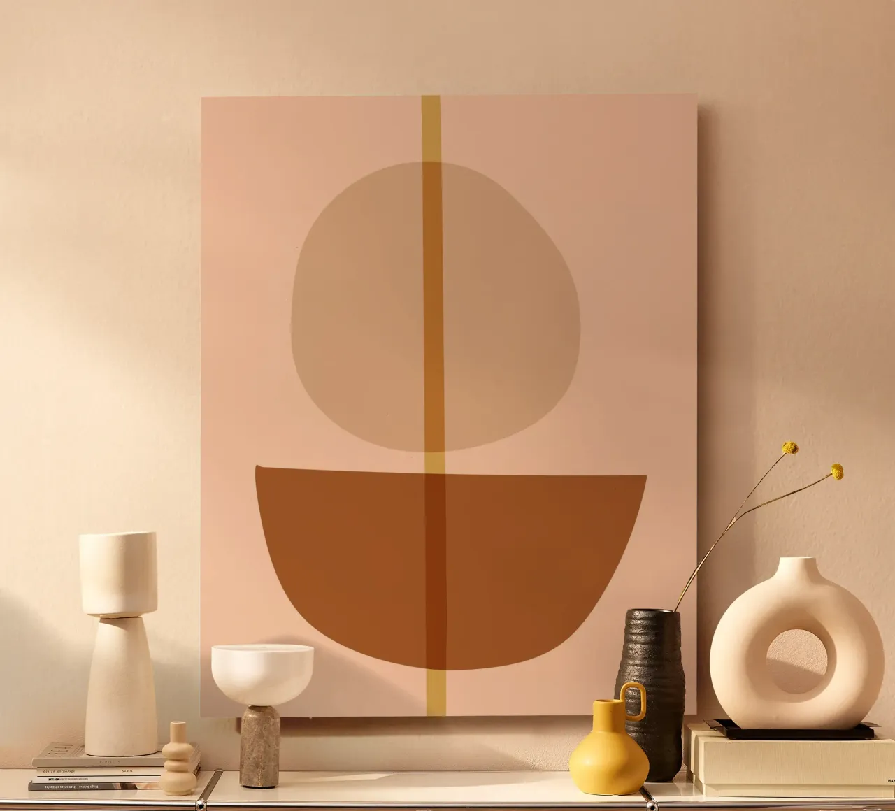 line circle minimal 05 alluminio dibond da Creaton