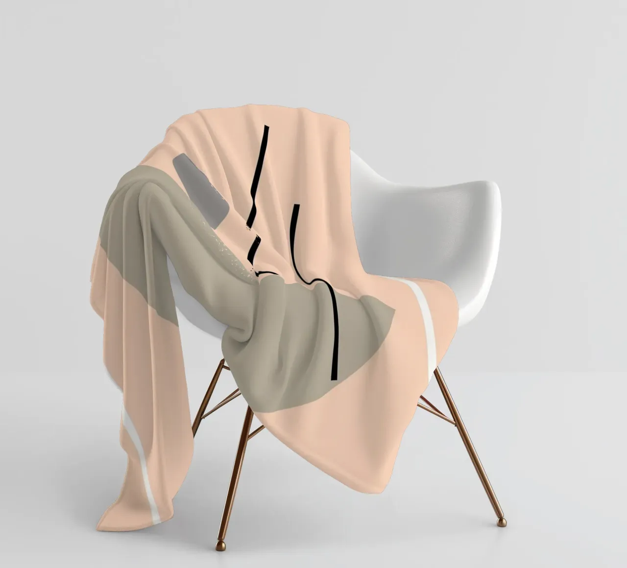 inbalance curve shape 01 Fleecedecke von Creaton