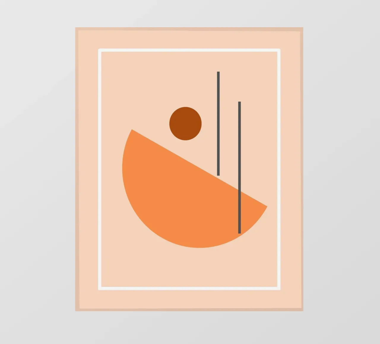inbalance curve shape 02 papel para pared de Creaton