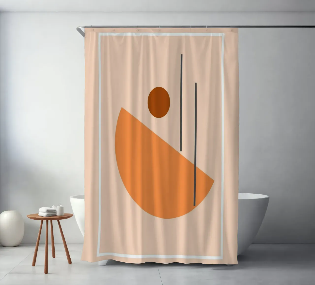inbalance curve shape 02 tenda da doccia da Creaton