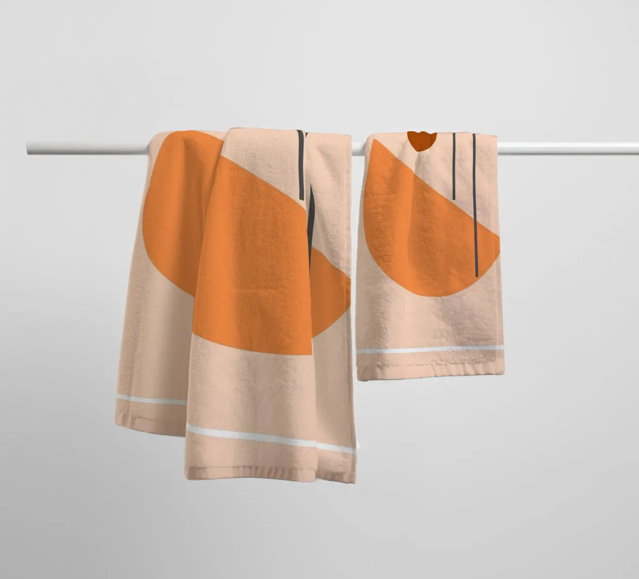 inbalance curve shape 02 serviette de bain de Creaton