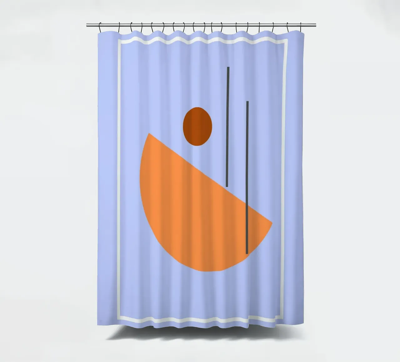 inbalance curve shape 03 Duschvorhang von Creaton