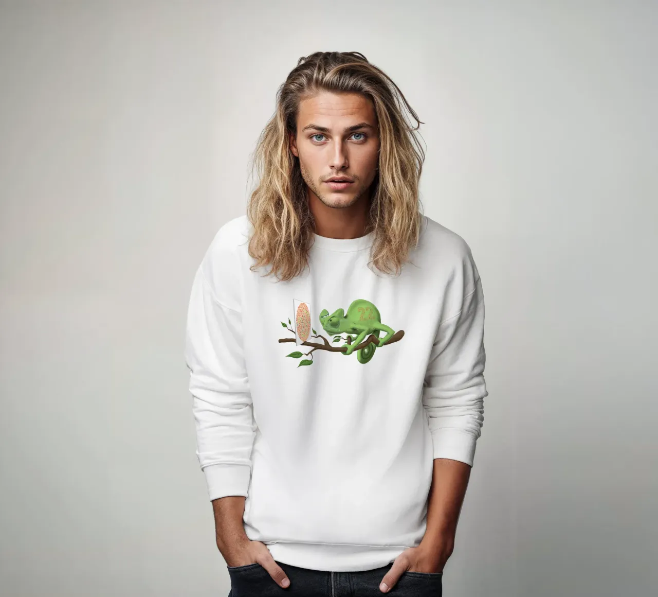 Can't see it myself (Coloured) felpa da Rob Art | Illustration