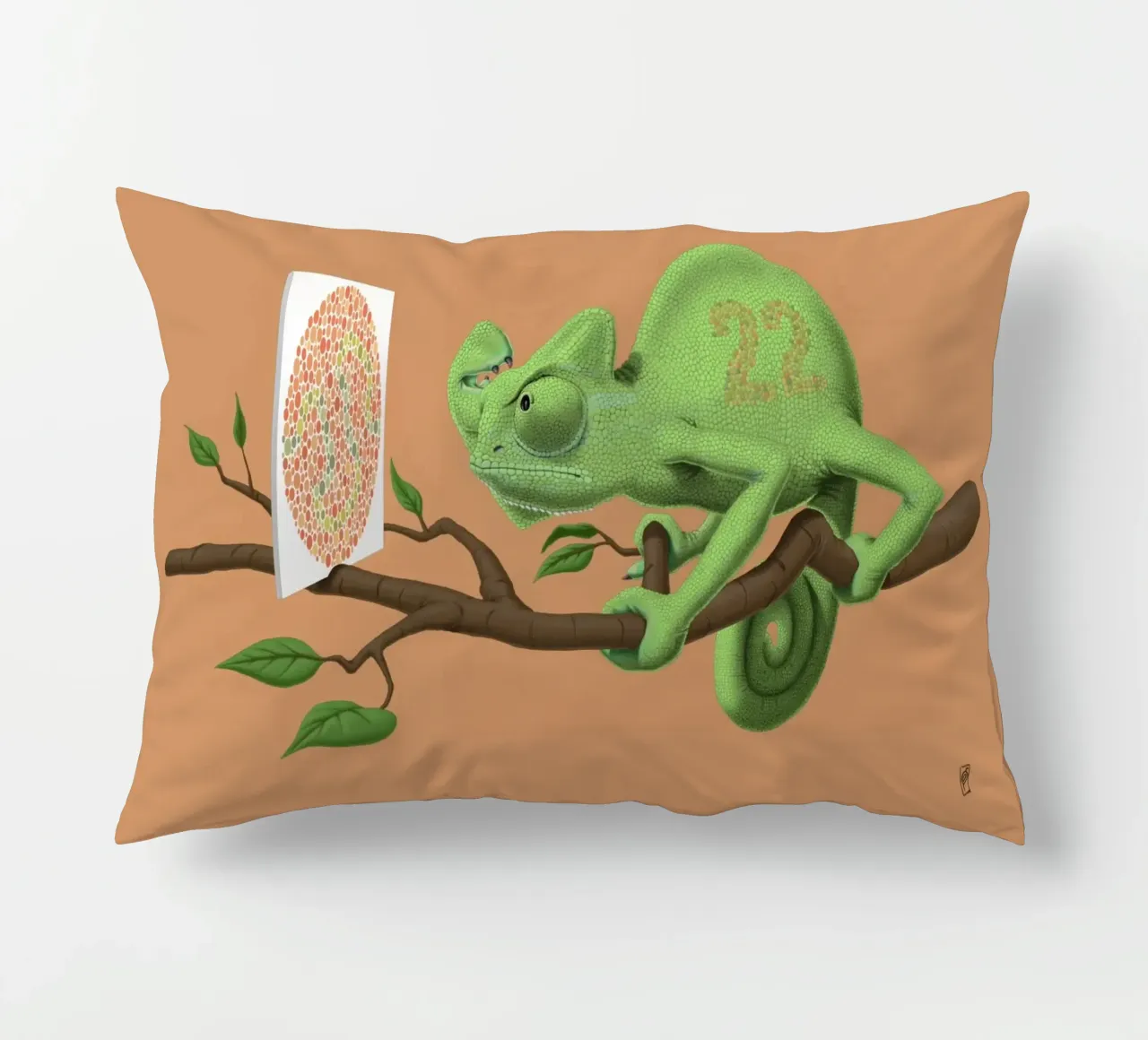 Can't see it myself (Coloured) cuscino da Rob Art | Illustration