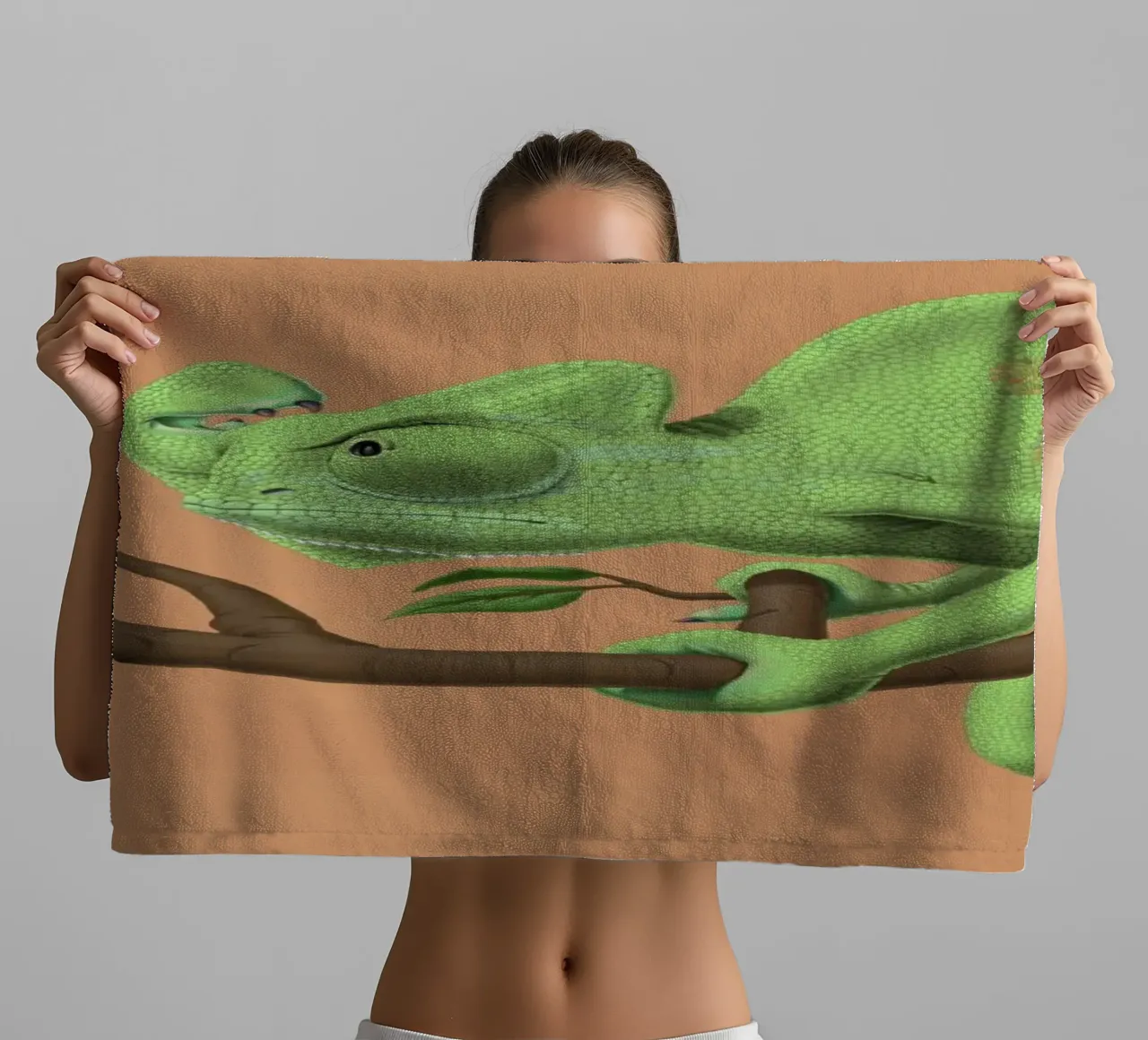 Can't see it myself (Coloured) asciugamano da bagno da Rob Art | Illustration