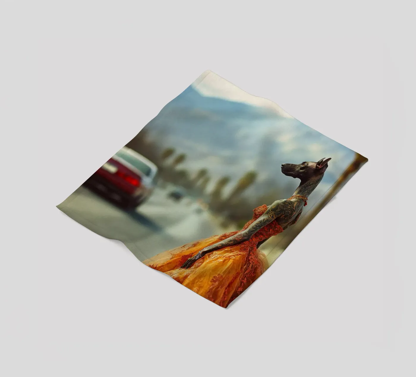 Solène fleecedeken van Affiches Chien Originales – Dogland