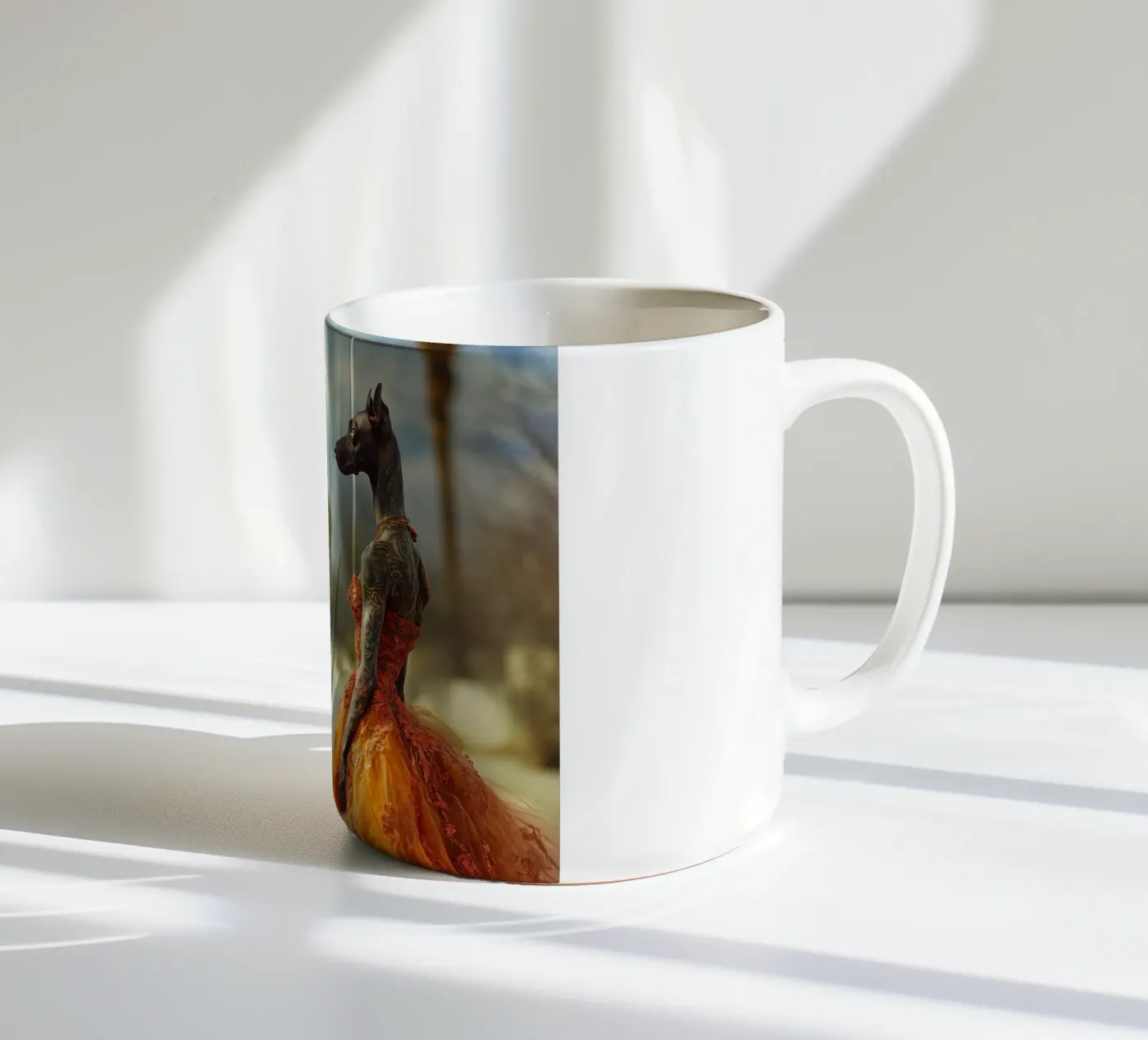 Solène ceramic mug by Affiches Chien Originales – Dogland