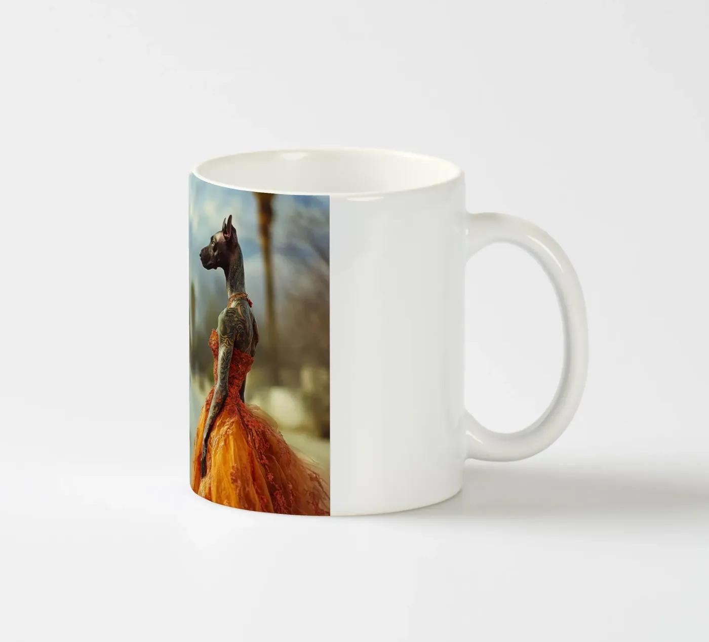Solène ceramic mug by Affiches Chien Originales – Dogland