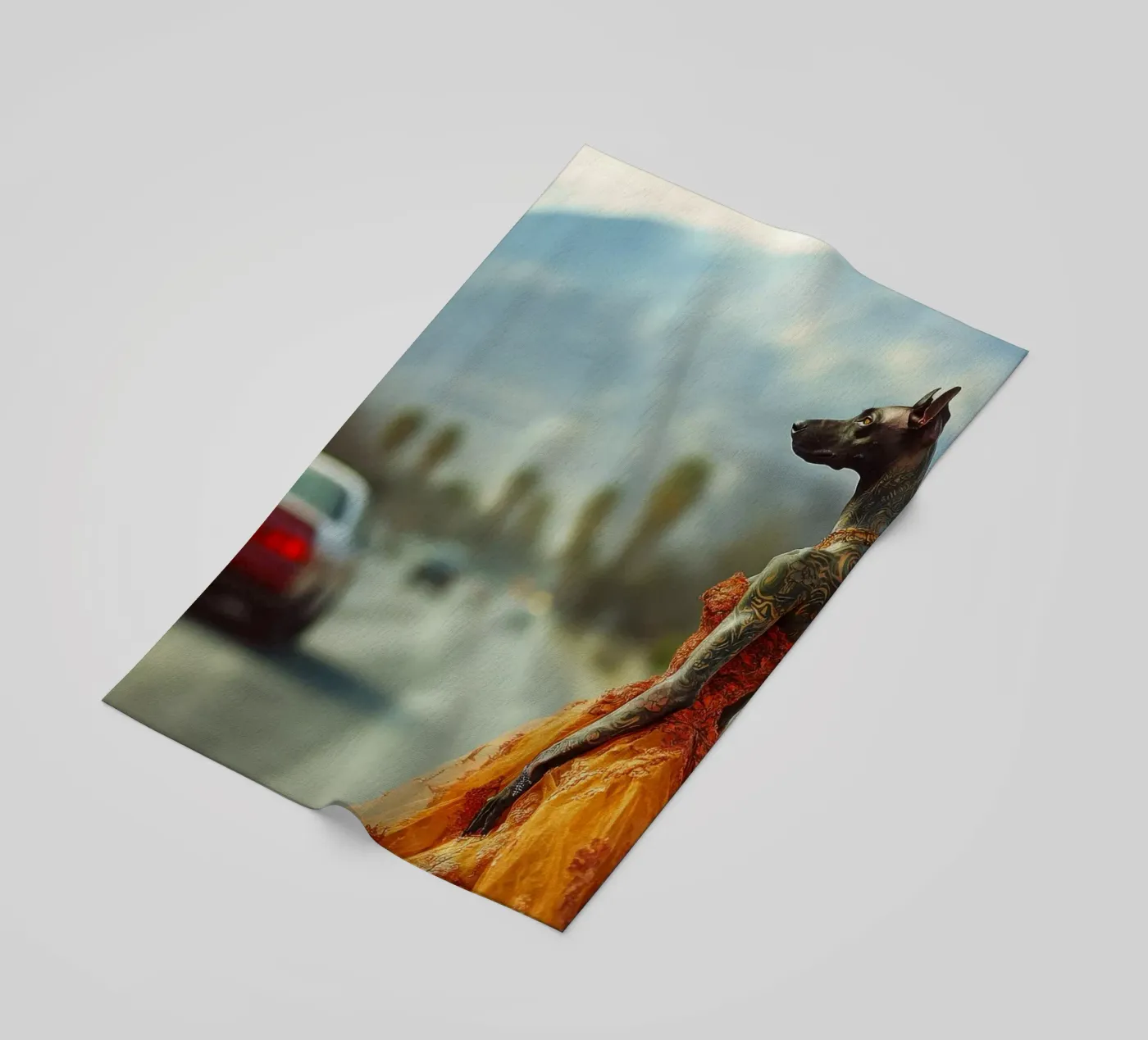 Solène telo mare da Affiches Chien Originales – Dogland