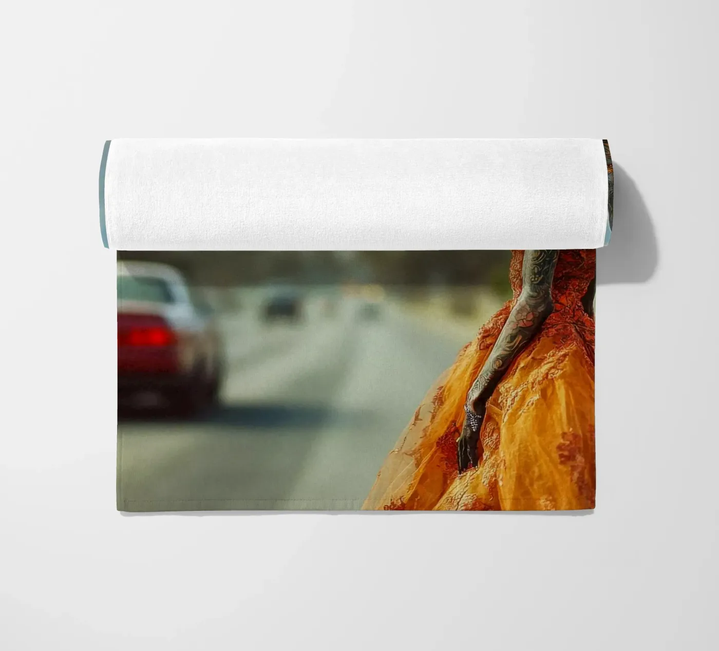 Solène Strandtuch von Affiches Chien Originales – Dogland