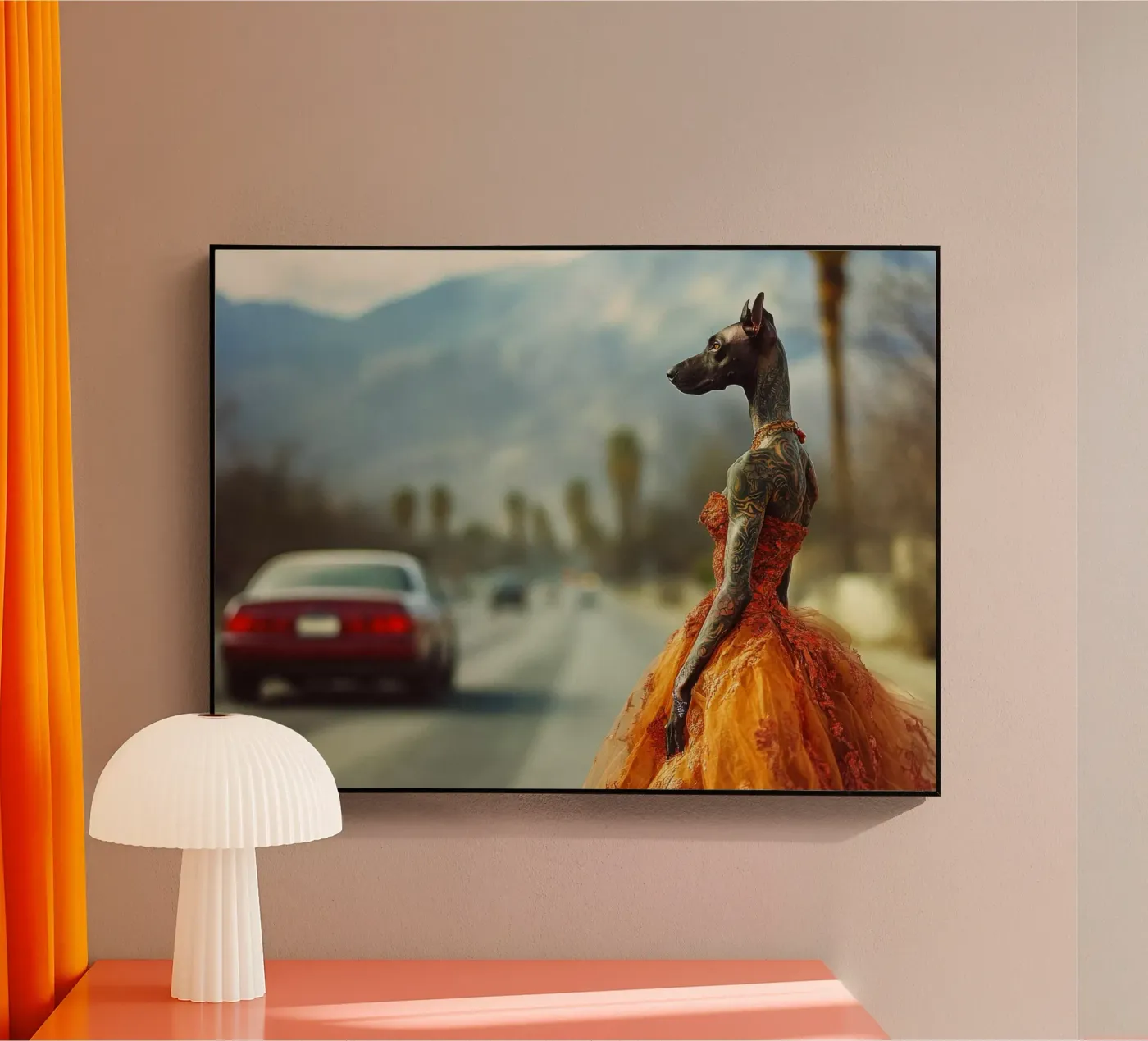 Solène plexiglas de Affiches Chien Originales – Dogland