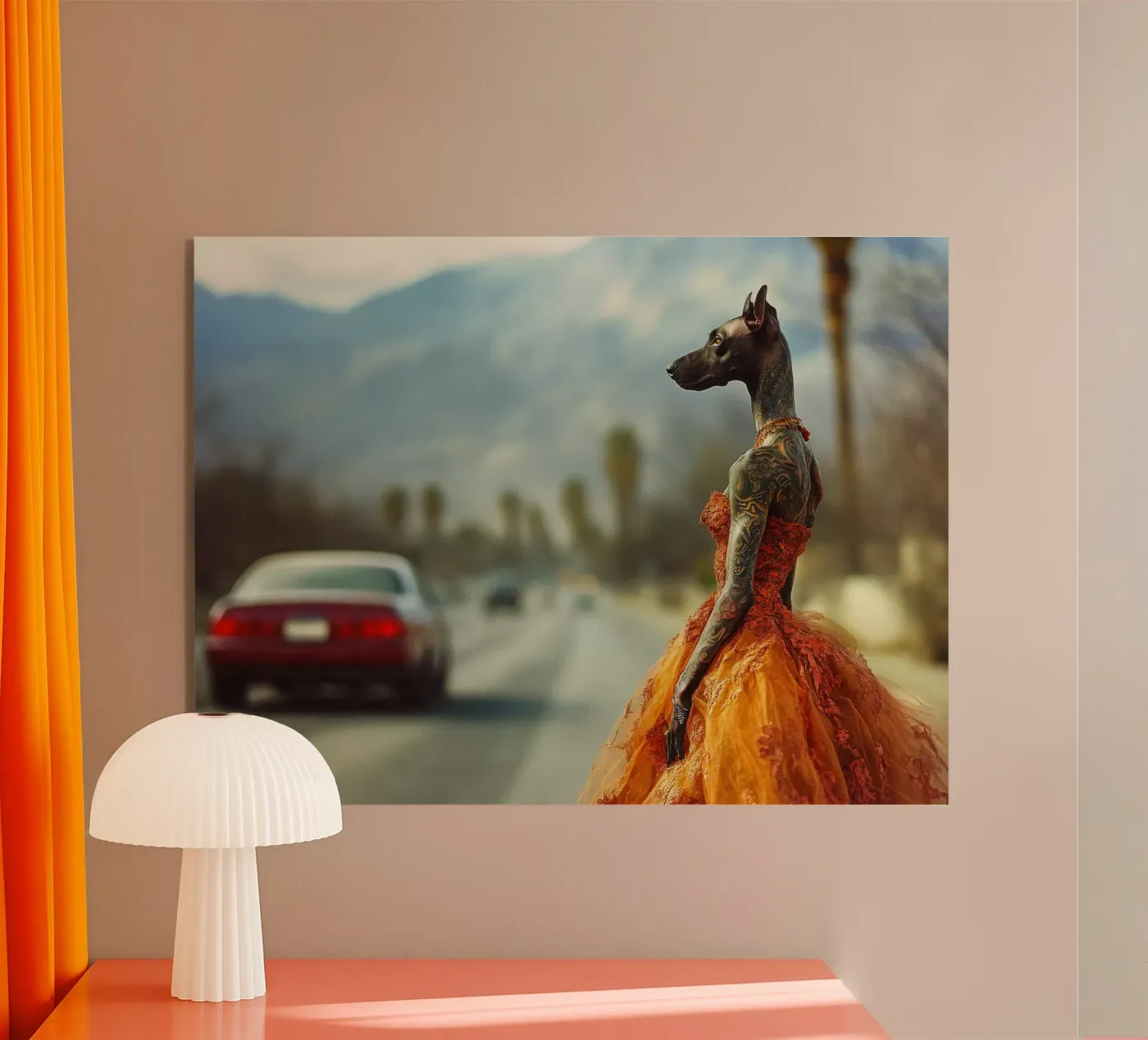 Solène plexiglas de Affiches Chien Originales – Dogland