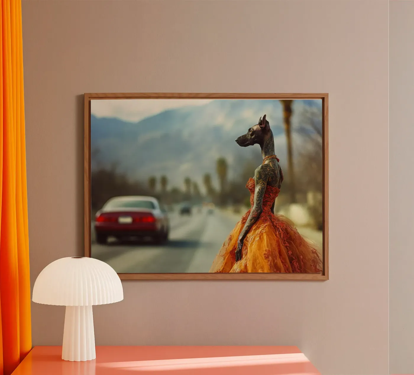 Solène forex-plaat van Affiches Chien Originales – Dogland