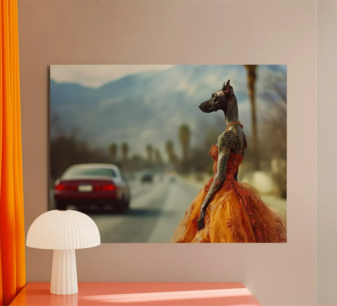 Solène forex-plaat van Affiches Chien Originales – Dogland