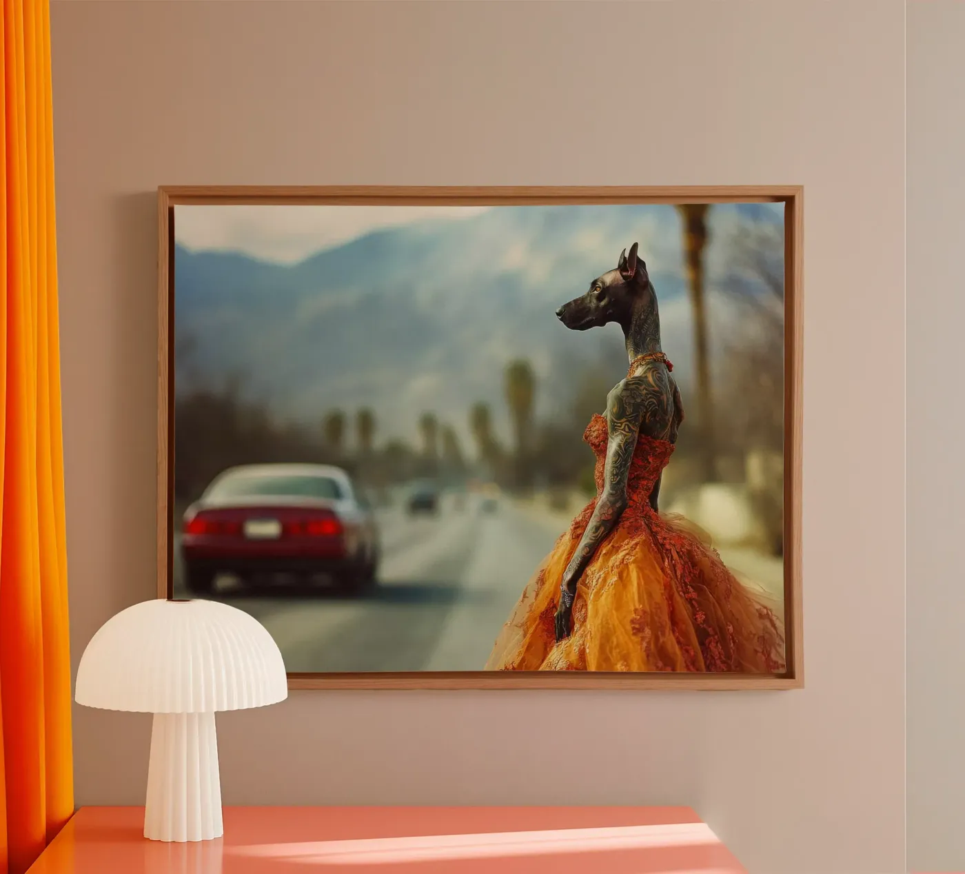 Solène canvas van Affiches Chien Originales – Dogland