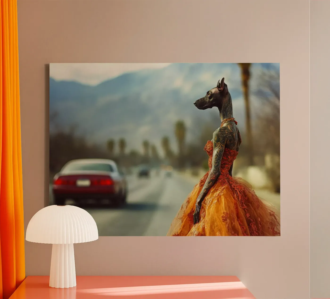 Solène canvas van Affiches Chien Originales – Dogland