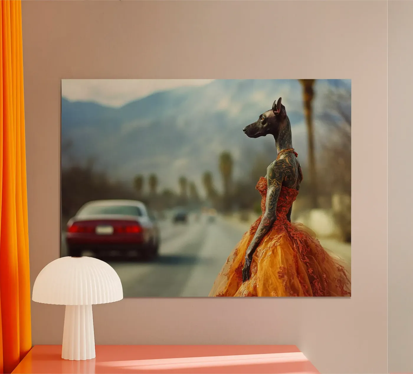 Solène poster van Affiches Chien Originales – Dogland