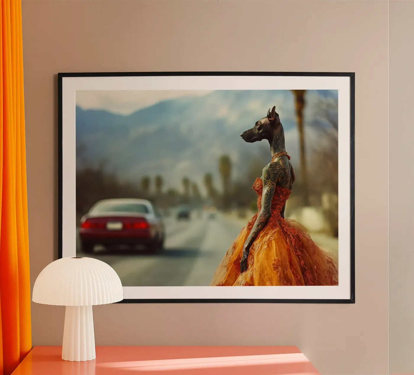 Solène poster van Affiches Chien Originales – Dogland