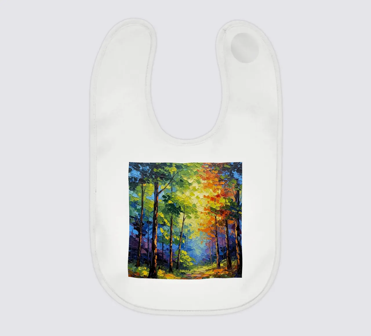 Pfad durch den Wald Babylätzchen von Artistic-shop