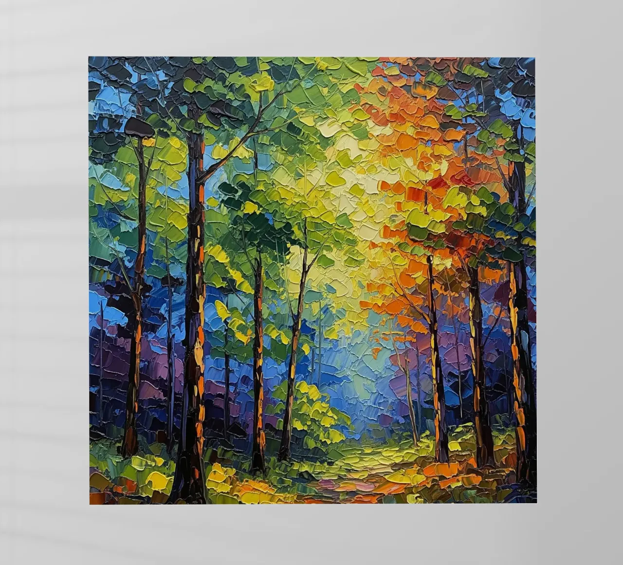 Sentiero attraverso la foresta pellicola backlit da Artistic-shop