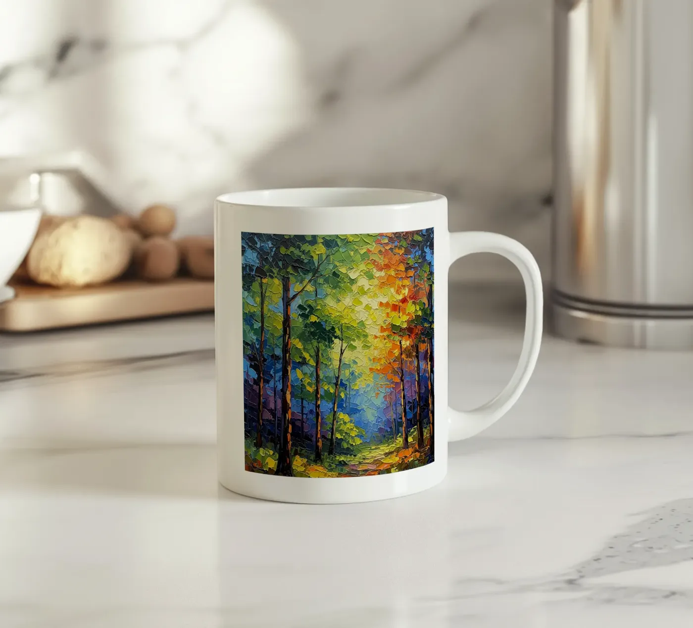 Path Through the Forest tazza in ceramica da Artistic-shop