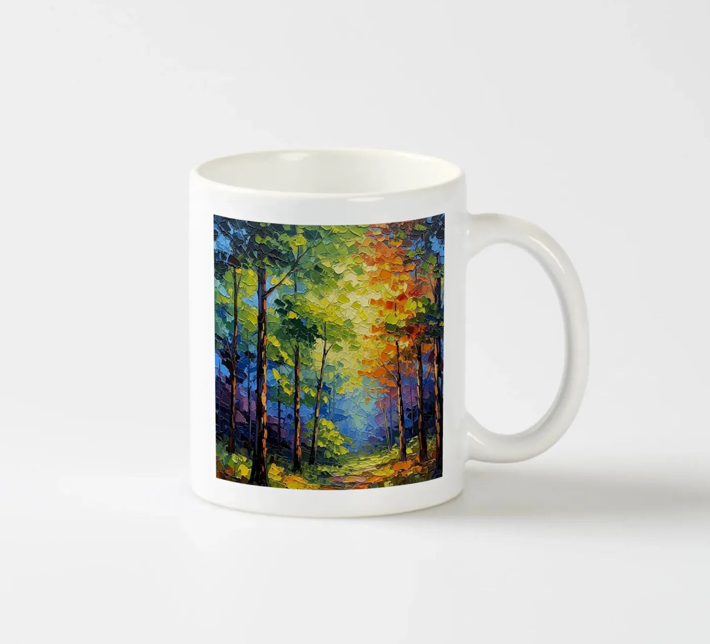 Path Through the Forest tazza in ceramica da Artistic-shop