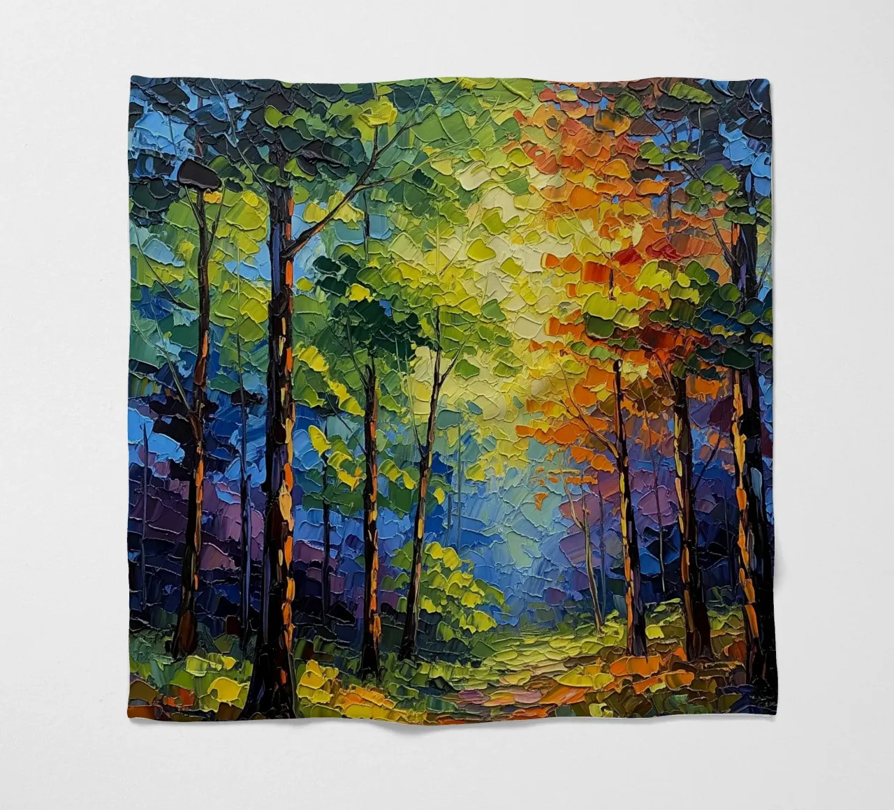 Pfad durch den Wald Fleecedecke von Artistic-shop