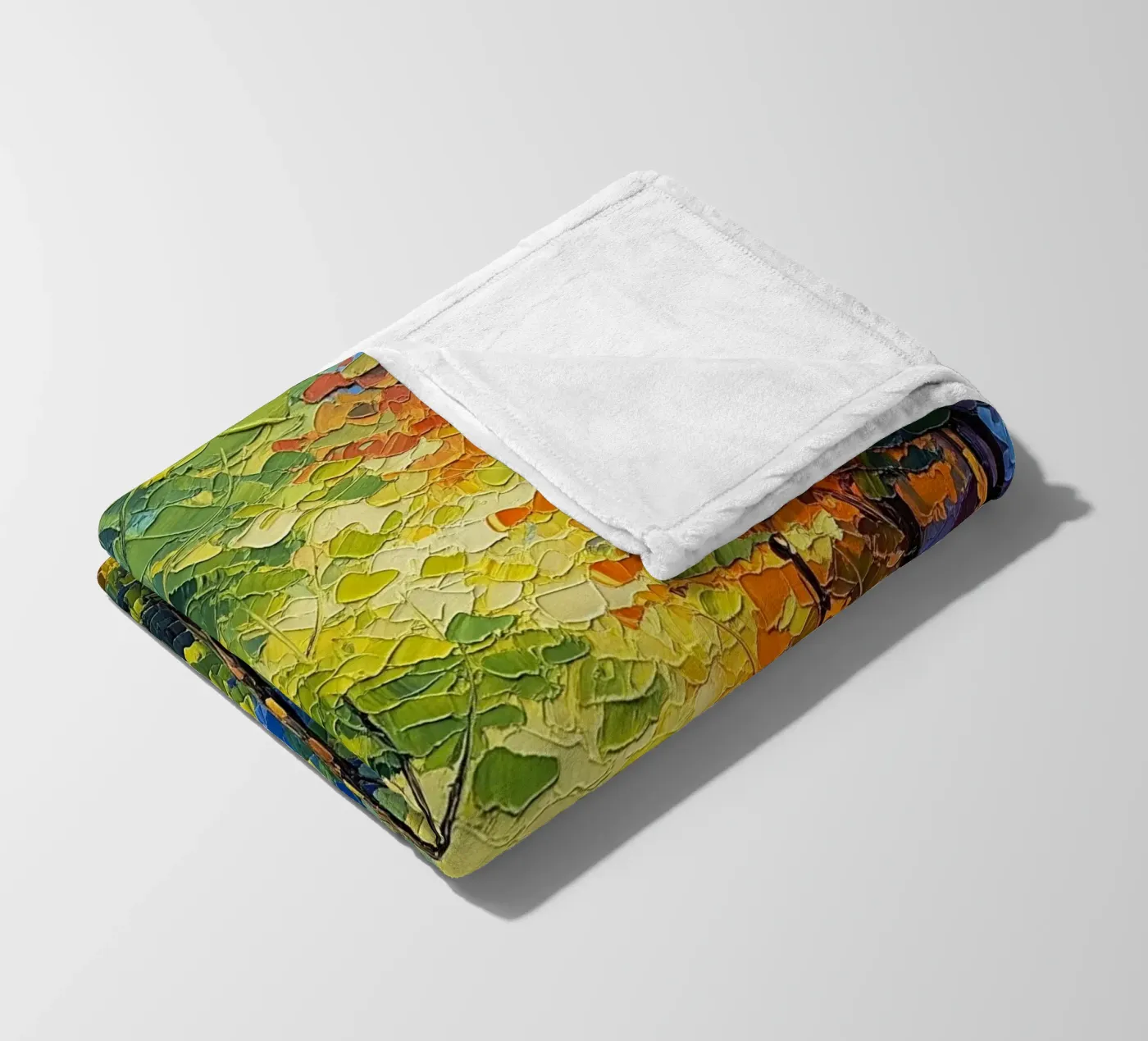 Path Through the Forest fleecedeken van Artistic-shop