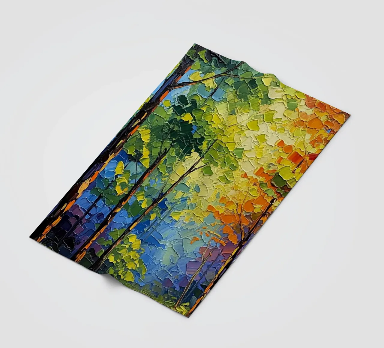 Pfad durch den Wald Fleecedecke von Artistic-shop