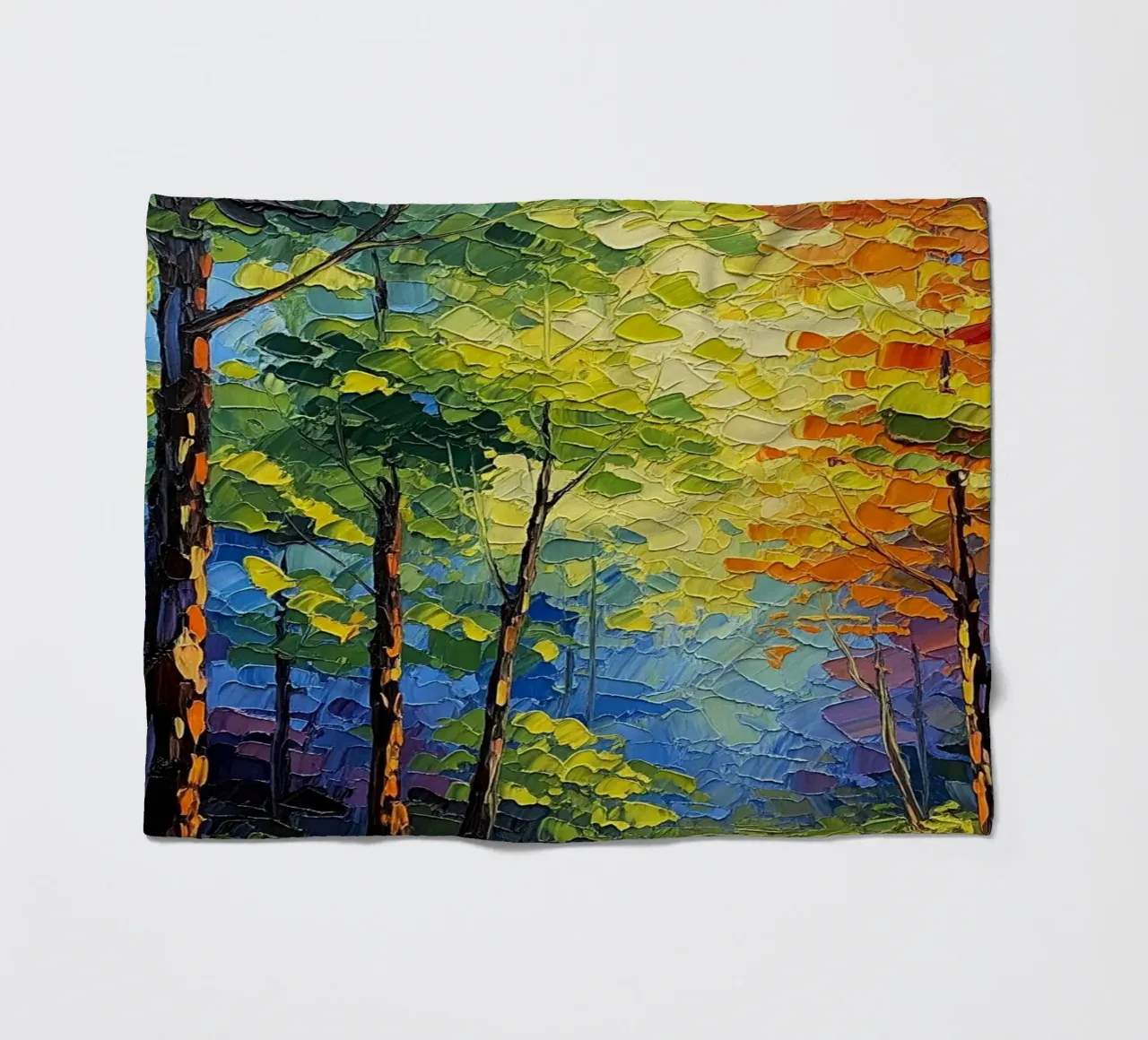 Pfad durch den Wald Fleecedecke von Artistic-shop