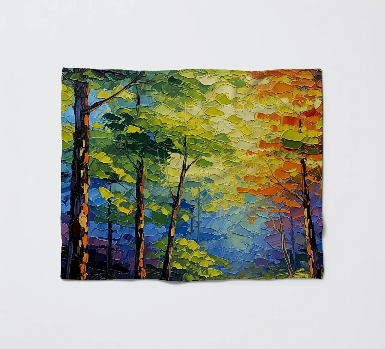 Pfad durch den Wald Fleecedecke von Artistic-shop