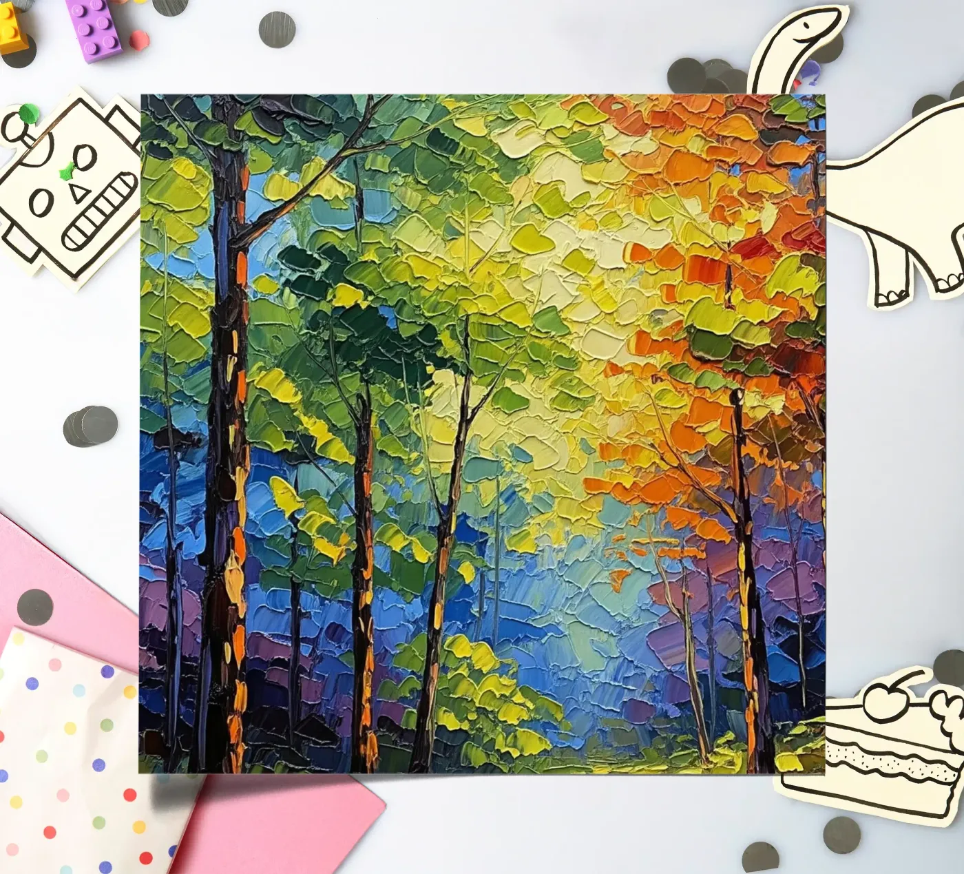 Path Through the Forest sticker sheet by Artistic-shop