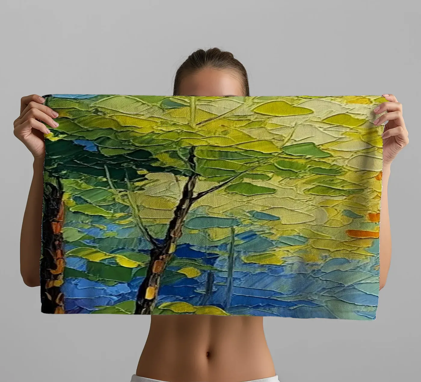 Pfad durch den Wald Handtuch von Artistic-shop