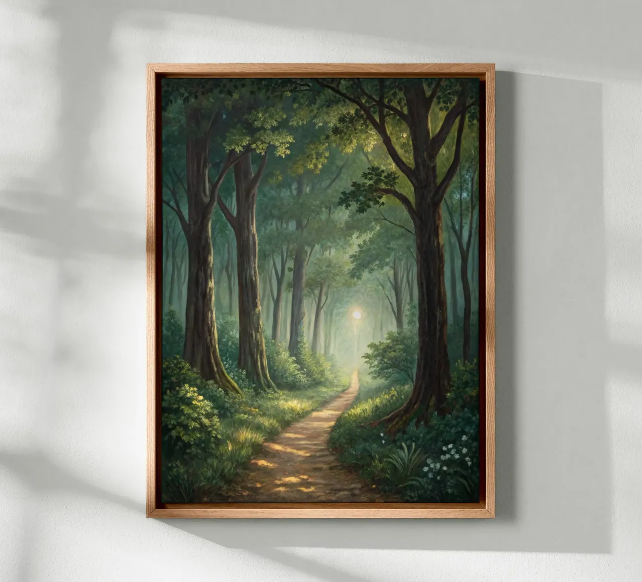 Whispers of the Enchanted Woods canvas with Floater frame by Artistic-shop