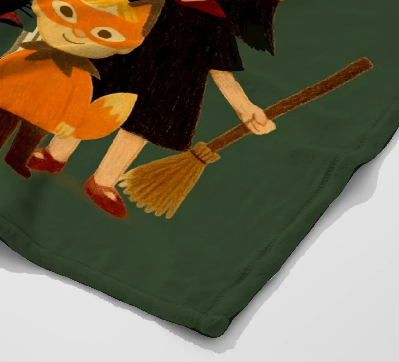 Illustrazione della piccola banda di Halloween coperta in pile da Taika Tori Art