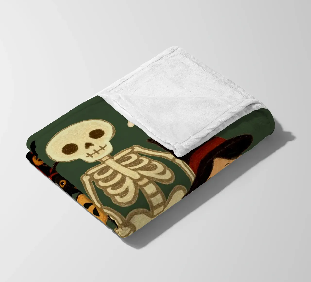 Illustrazione della piccola banda di Halloween coperta in pile da Taika Tori Art
