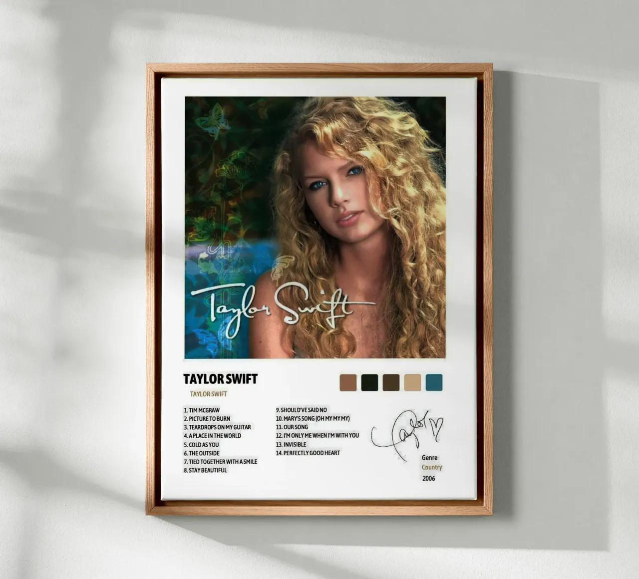 Taylor Swift tela con Cornice a cassetta da Roronoa7