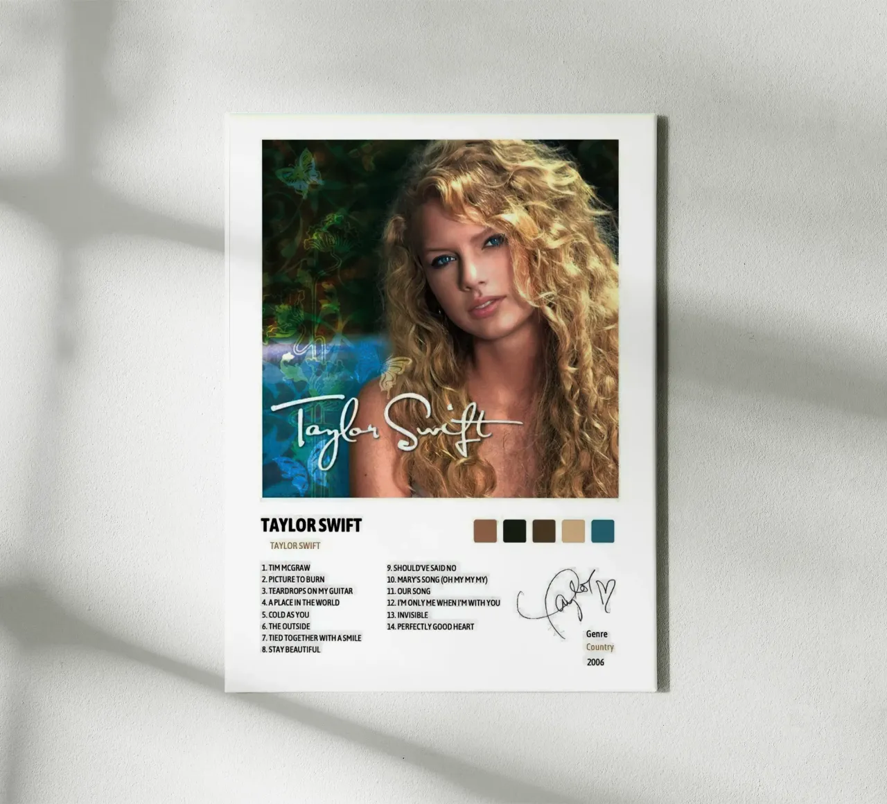Taylor Swift tela con Cornice a cassetta da Roronoa7