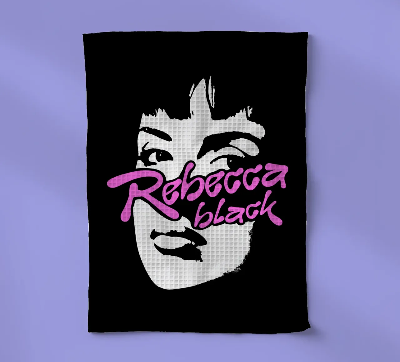 Silhouette Face - Rebbeca Black canovaccio da cucina da igoshdesigns