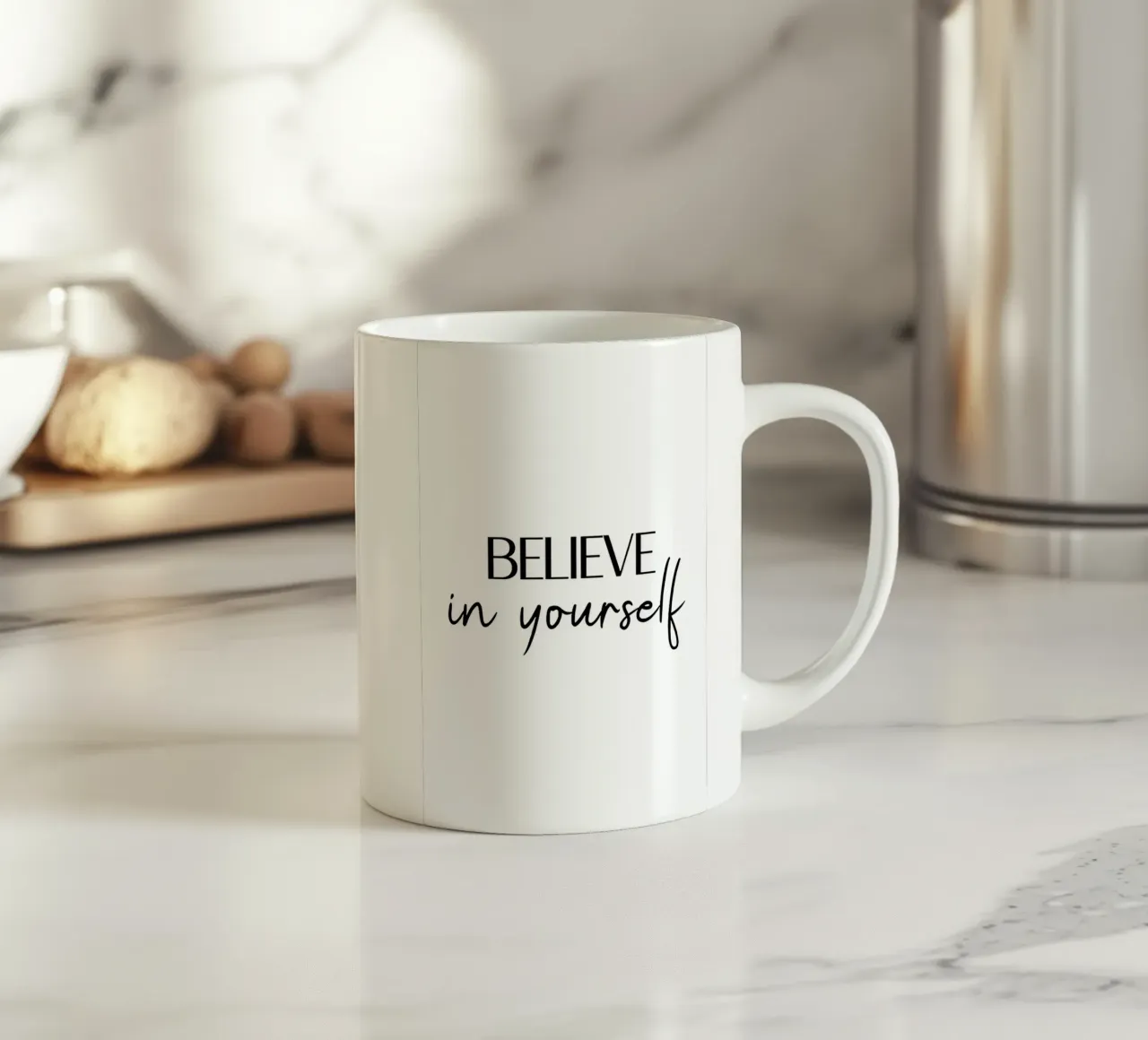 Credere in se stessi tazza in ceramica da Eva Rogers