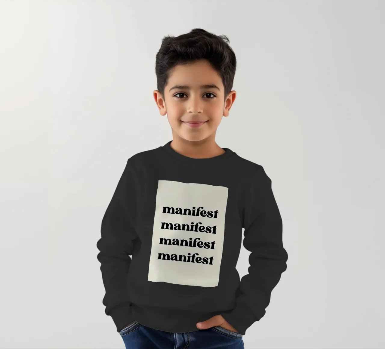 Manifest felpa bambino da Eva Rogers