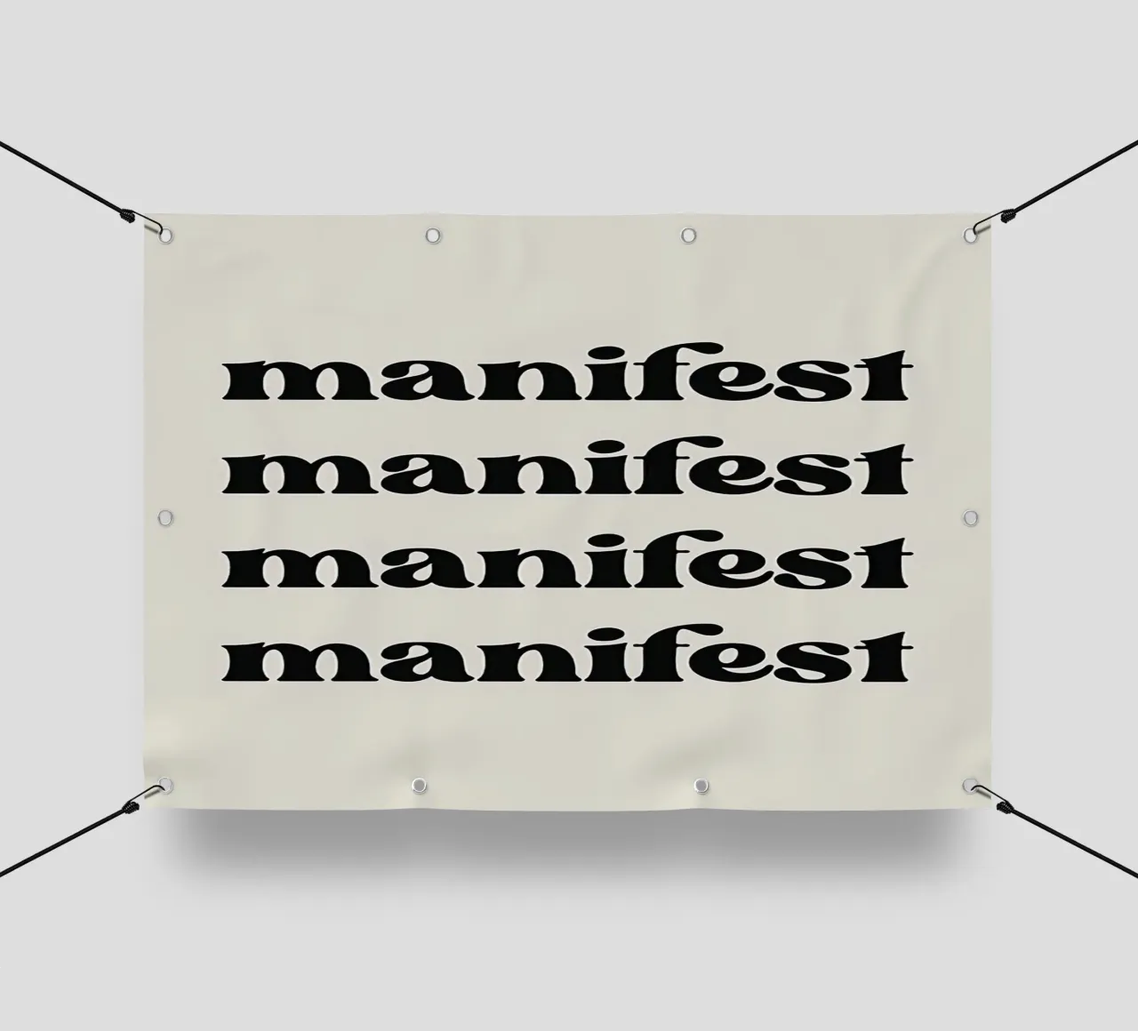 Manifest telo in pvc da Eva Rogers