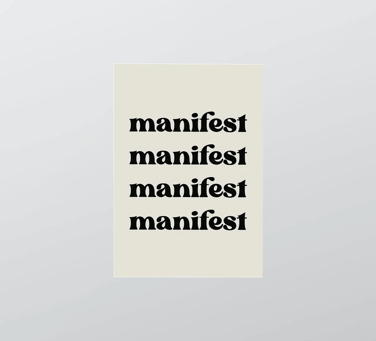 Manifest adesivo da Eva Rogers